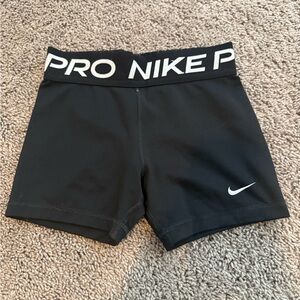 Nike Pro Black Shorts Kids